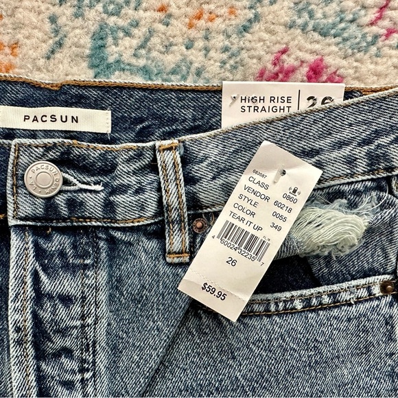 PacSun High Rise Straight Jeans - Picture 2 of 4